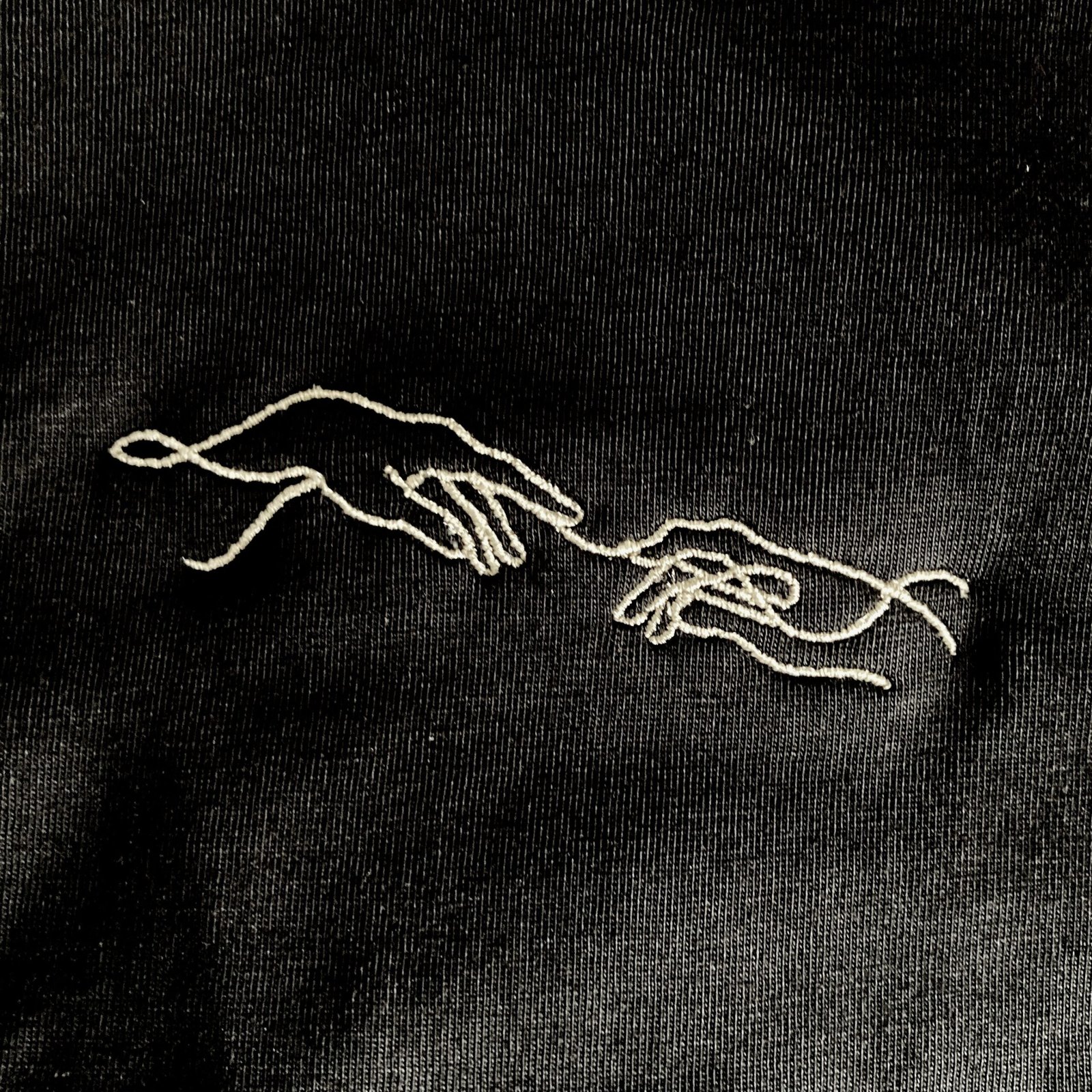 Unisex Embroidered INTERLACE T-Shirt - Image 2