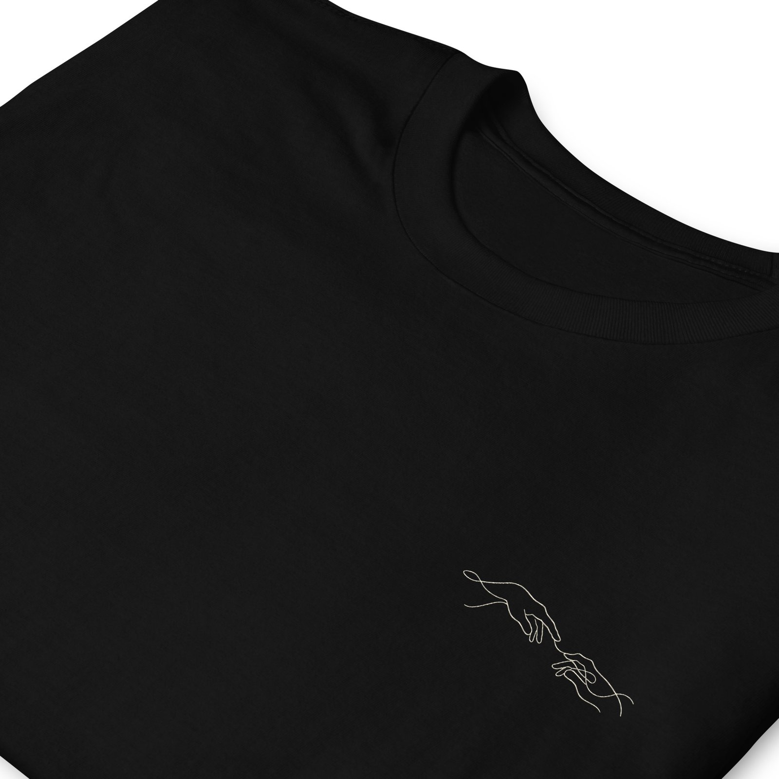 Unisex Embroidered INTERLACE T-Shirt - Image 6