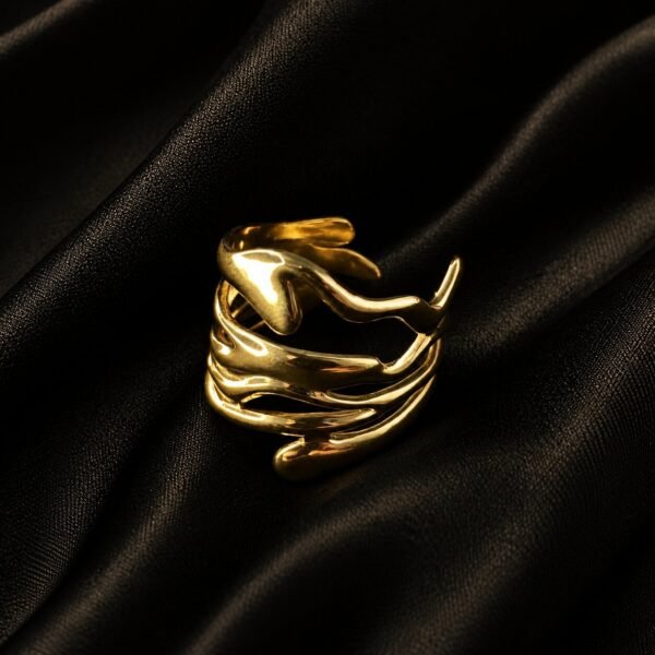 MERGE Sculpted Gold Ring